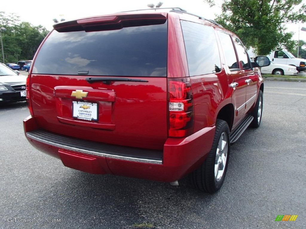 2013 Tahoe LTZ 4x4 - Crystal Red Tintcoat / Light Cashmere/Dark Cashmere photo #7