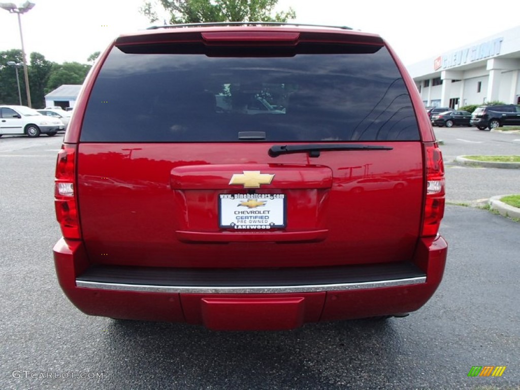 2013 Tahoe LTZ 4x4 - Crystal Red Tintcoat / Light Cashmere/Dark Cashmere photo #8