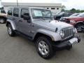 2013 Billet Silver Metallic Jeep Wrangler Unlimited Sahara 4x4  photo #4