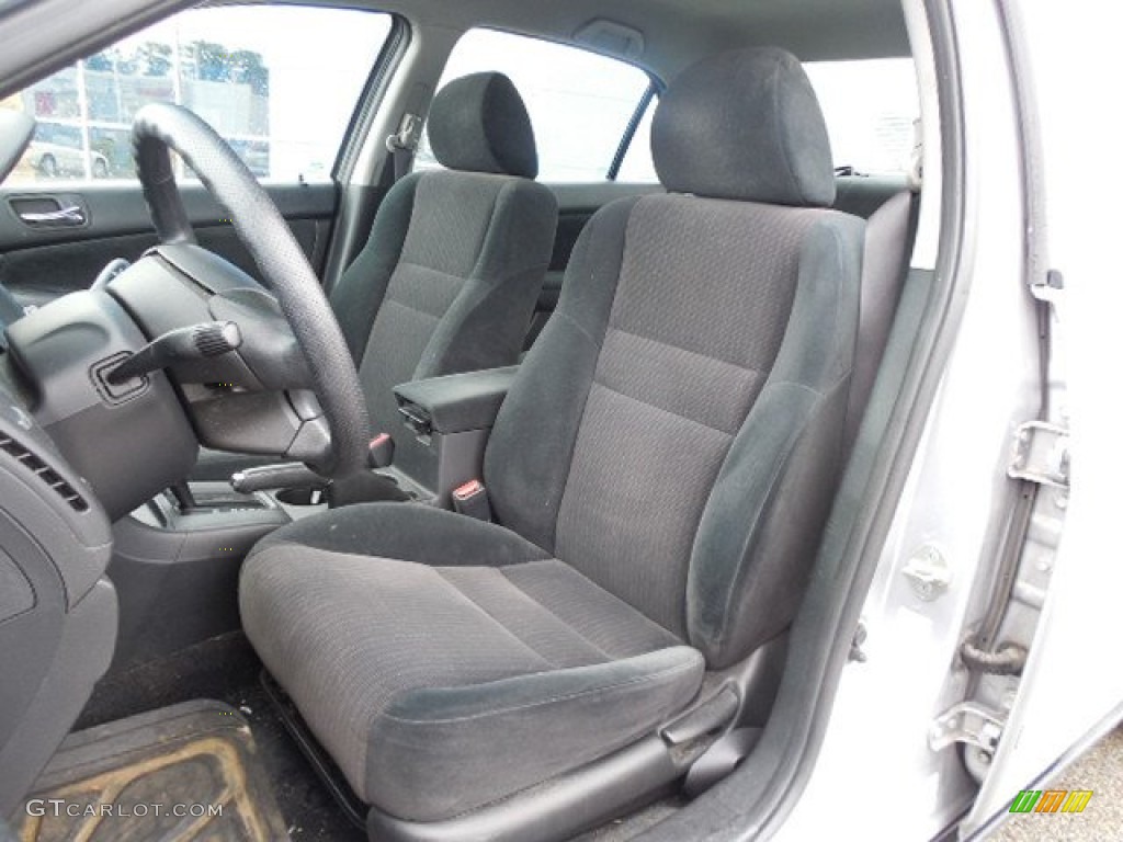 Black Interior 2003 Honda Accord DX Sedan Photo #82864752