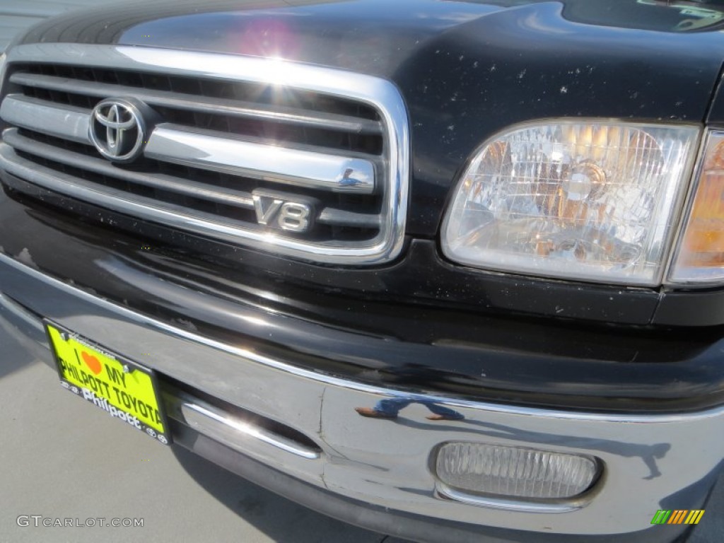 2001 Tundra Limited Extended Cab 4x4 - Black / Light Charcoal photo #10