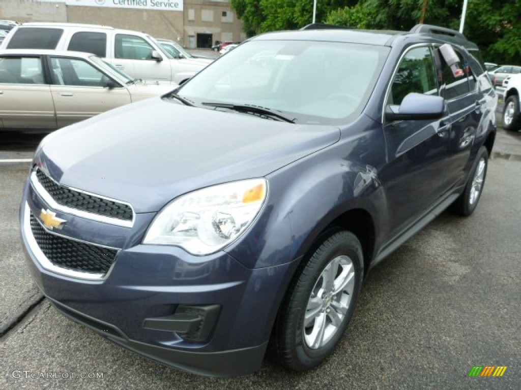 2013 Equinox LT AWD - Atlantis Blue Metallic / Jet Black photo #7