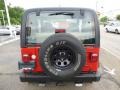 2001 Flame Red Jeep Wrangler Sport 4x4  photo #4