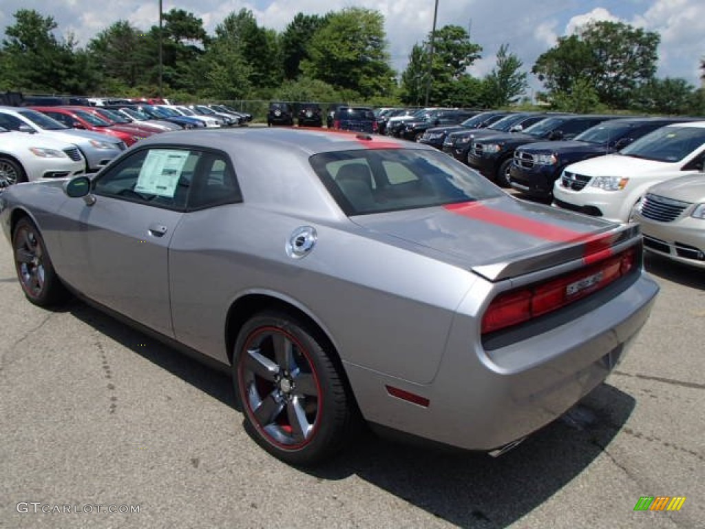 2013 Challenger SXT Plus - Billet Silver Metallic / Dark Slate Gray photo #8