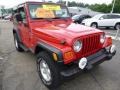 2001 Flame Red Jeep Wrangler Sport 4x4  photo #7