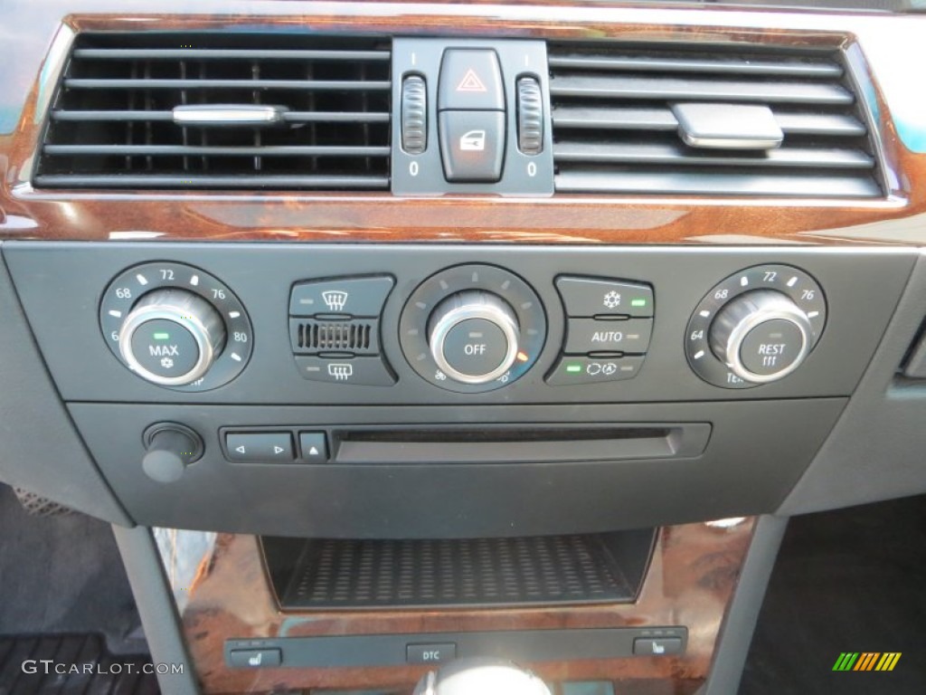2007 5 Series 530i Sedan - Amethyst Grey Metallic / Black photo #35