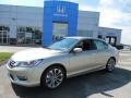 2013 Champagne Frost Pearl Honda Accord Sport Sedan  photo #1