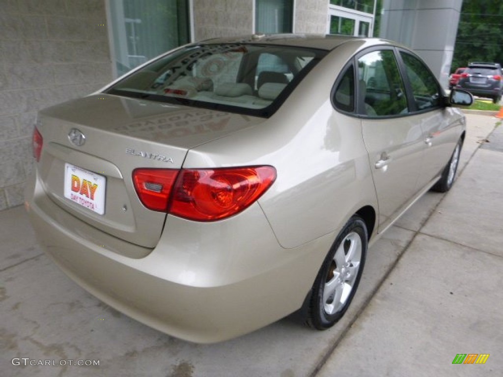 2007 Elantra GLS Sedan - Laguna Sand Beige / Beige photo #2