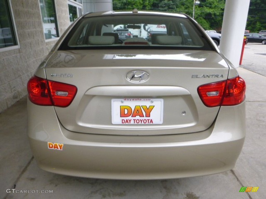 2007 Elantra GLS Sedan - Laguna Sand Beige / Beige photo #3