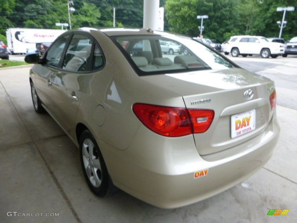 2007 Elantra GLS Sedan - Laguna Sand Beige / Beige photo #4