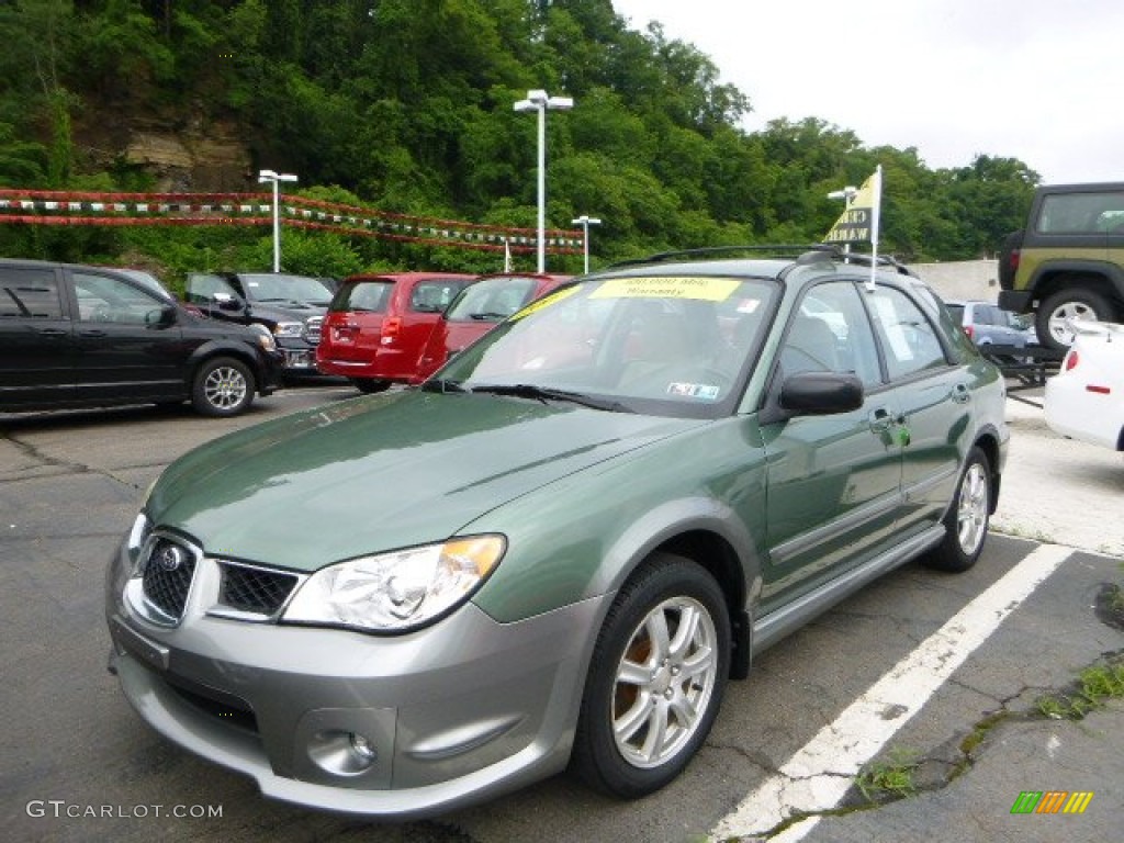 Evergreen Metallic 2007 Subaru Impreza Outback Sport Wagon Exterior Photo #82866637