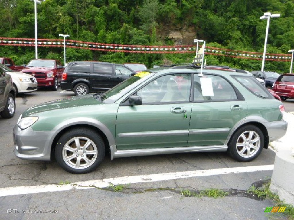 Evergreen Metallic 2007 Subaru Impreza Outback Sport Wagon Exterior Photo #82866662