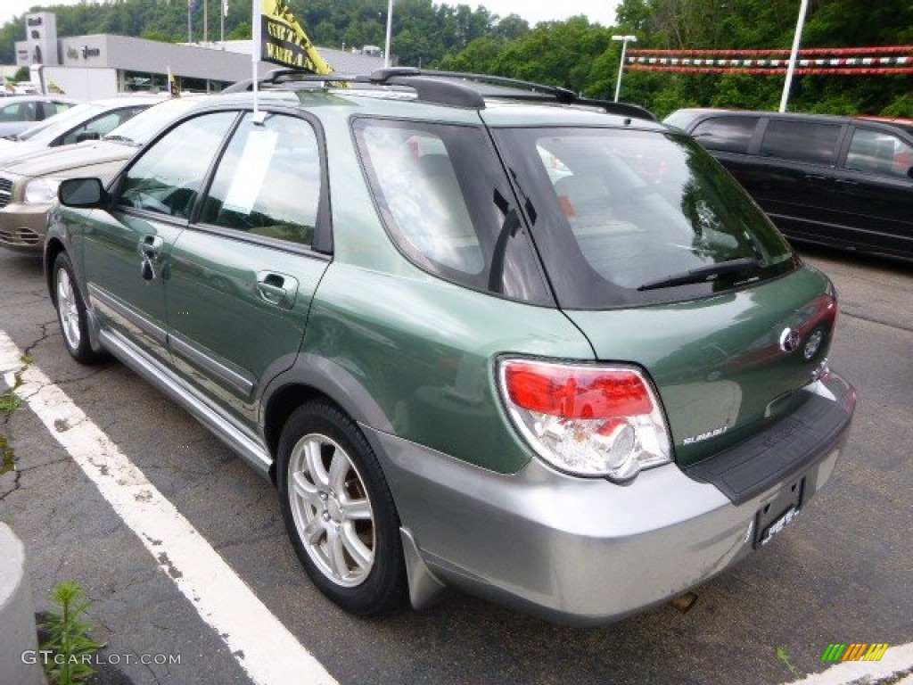 2007 Impreza Outback Sport Wagon - Evergreen Metallic / Desert Beige photo #3