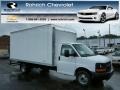 Summit White 2013 Chevrolet Express Cutaway 3500 Moving Van