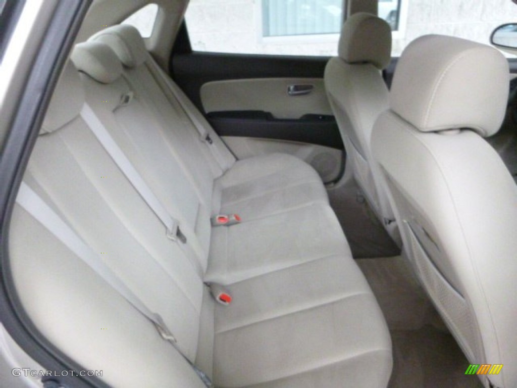 2007 Elantra GLS Sedan - Laguna Sand Beige / Beige photo #12