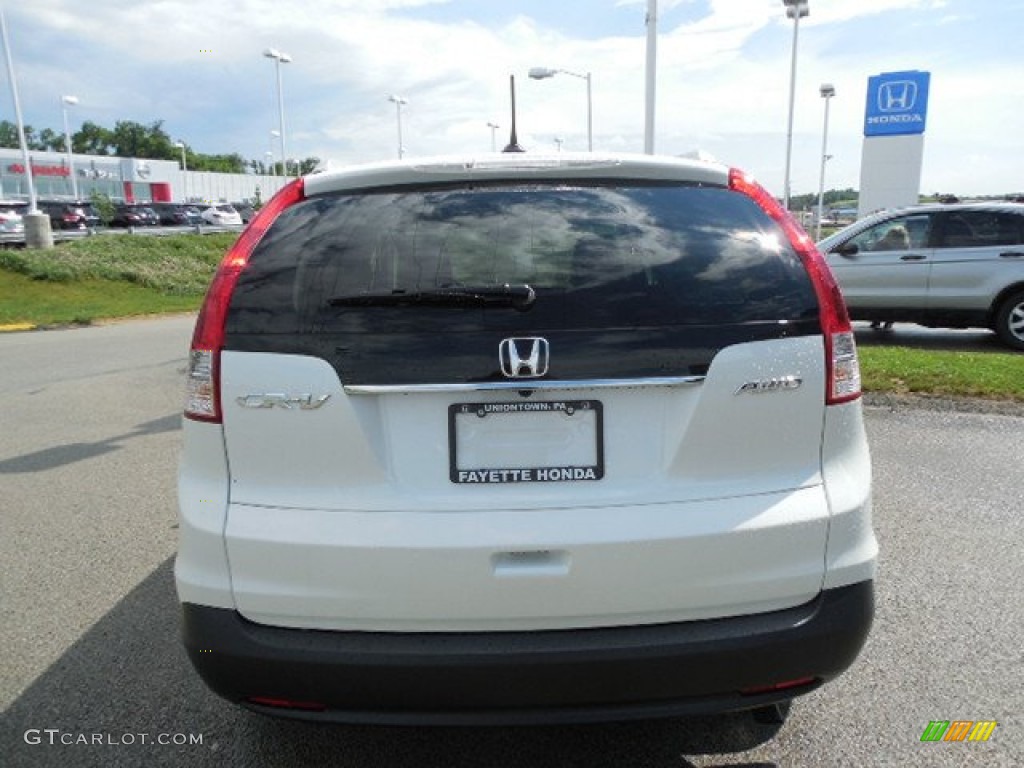 2013 CR-V EX-L AWD - White Diamond Pearl / Beige photo #3