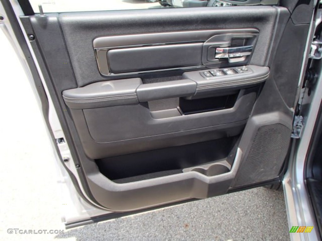2013 Ram 1500 Sport Crew Cab 4x4 Black Door Panel Photo #82867829
