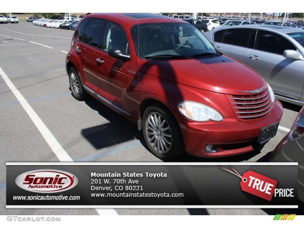 2006 PT Cruiser GT - Inferno Red Crystal Pearl / Pastel Slate Gray photo #1