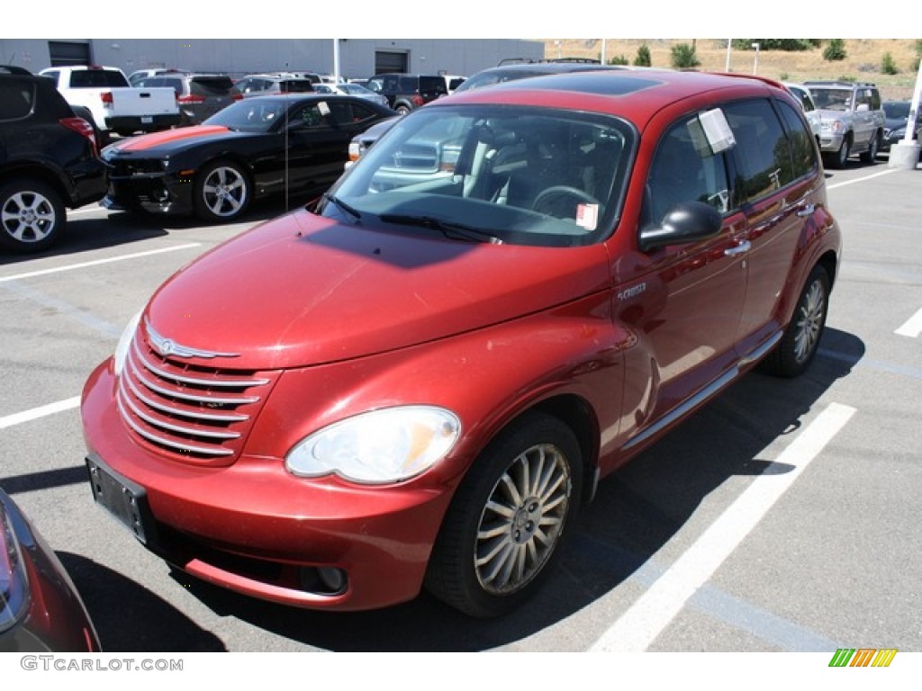 2006 PT Cruiser GT - Inferno Red Crystal Pearl / Pastel Slate Gray photo #4