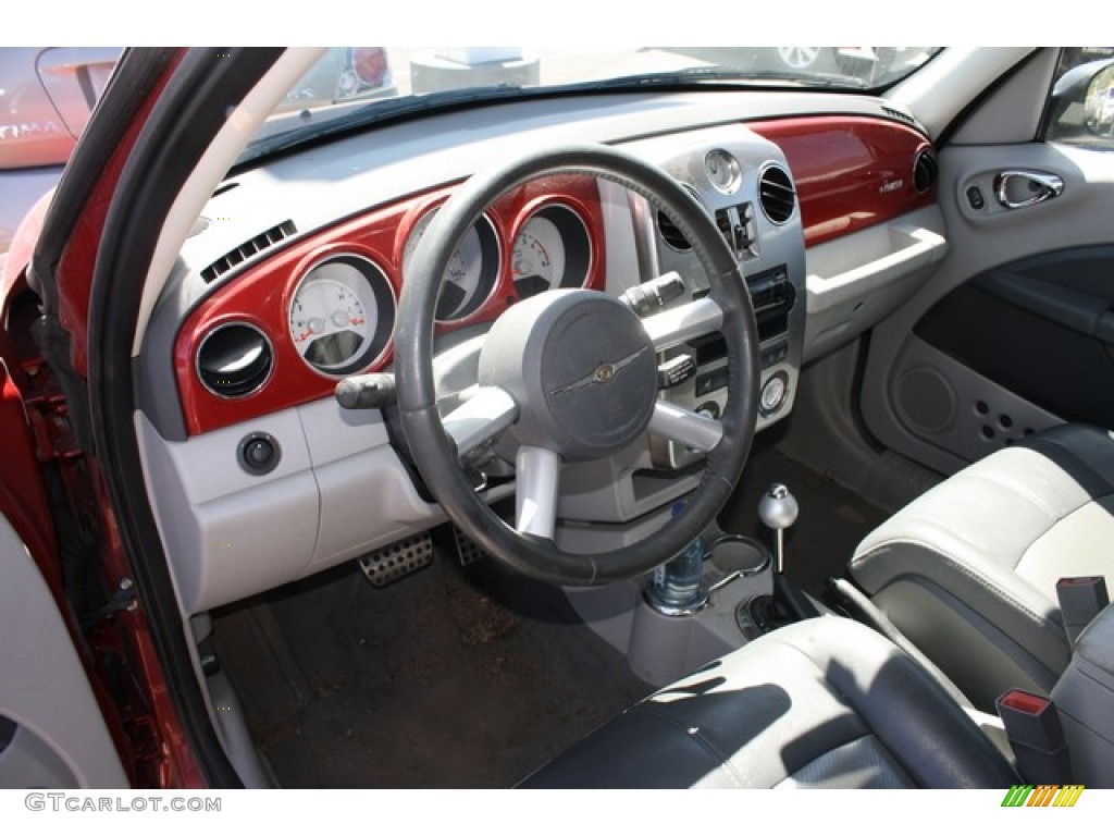 Pastel Slate Gray Interior 2006 Chrysler PT Cruiser GT Photo #82868177