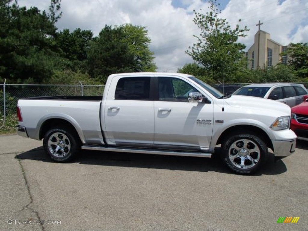 Bright White 2013 Ram 1500 Laramie Crew Cab 4x4 Exterior Photo #82869174