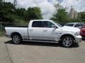 Bright White 2013 Ram 1500 Laramie Crew Cab 4x4 Exterior