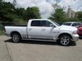 2013 Bright White Ram 1500 Laramie Crew Cab 4x4  photo #5