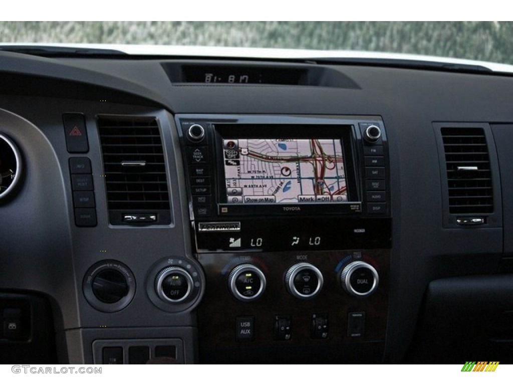 2013 Tundra Platinum CrewMax 4x4 - Super White / Black photo #6