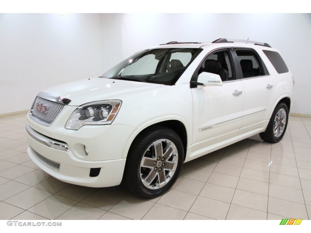 2011 Acadia Denali AWD - Summit White / Ebony photo #3