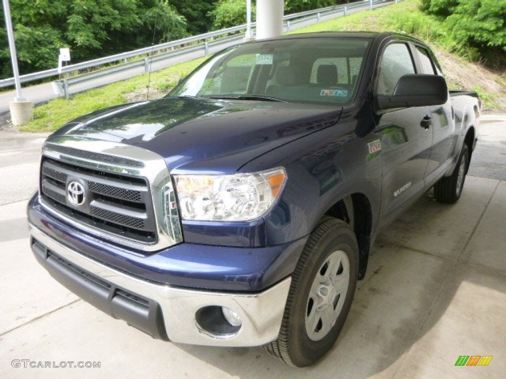 2013 Tundra Double Cab 4x4 - Nautical Blue Metallic / Graphite photo #5