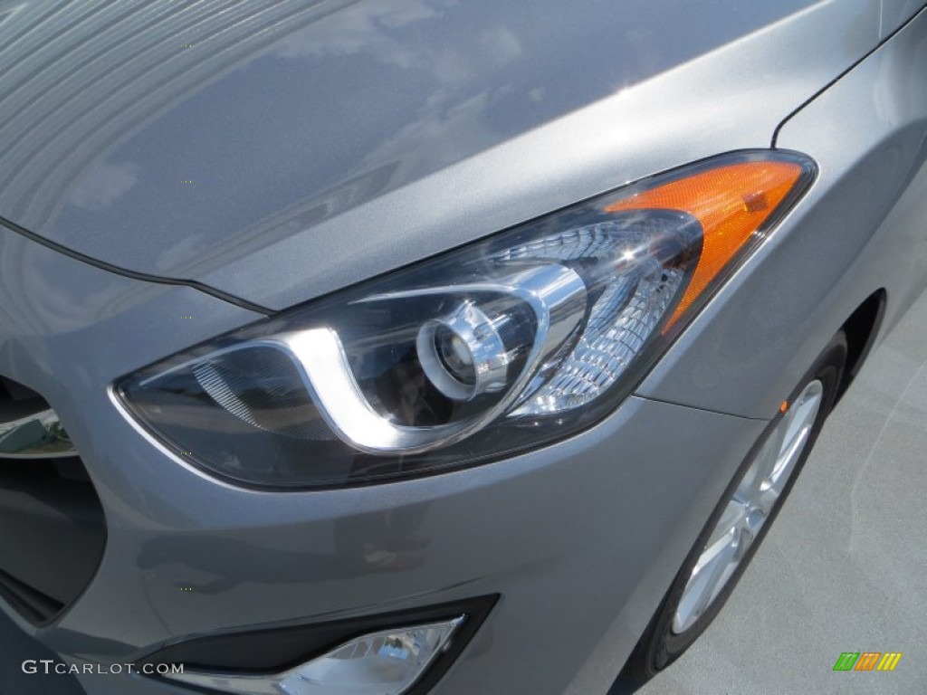 2013 Elantra GT - Titanium Gray Metallic / Black photo #9