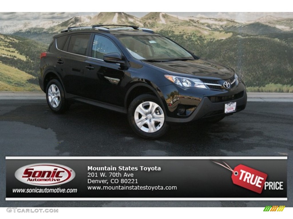 2013 RAV4 LE AWD - Black / Ash photo #1