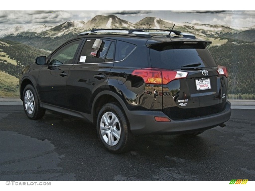 2013 RAV4 LE AWD - Black / Ash photo #2
