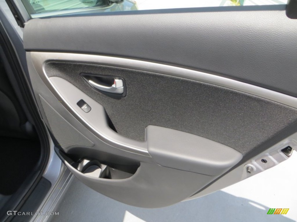 2013 Elantra GT - Titanium Gray Metallic / Black photo #18