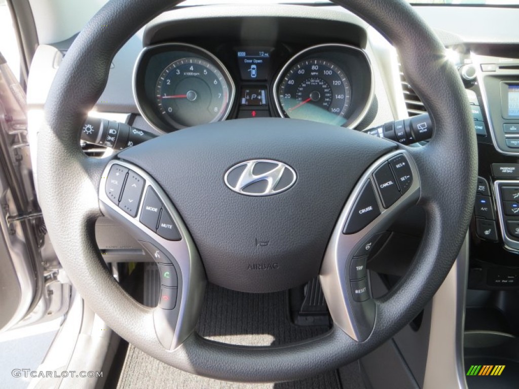 2013 Elantra GT - Titanium Gray Metallic / Black photo #29