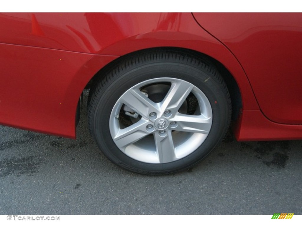 2013 Camry SE - Barcelona Red Metallic / Black photo #9