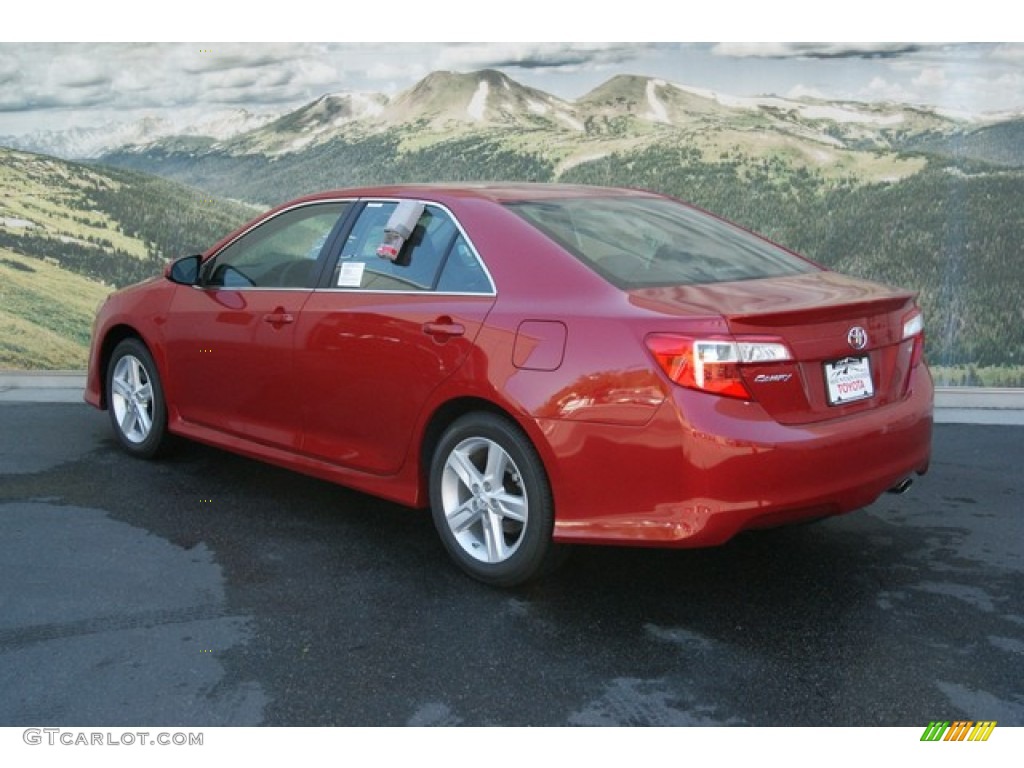 2013 Camry SE - Barcelona Red Metallic / Black photo #2