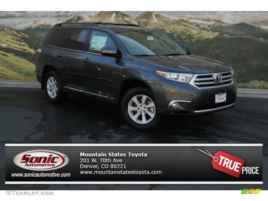 2013 Highlander SE 4WD - Magnetic Gray Metallic / Ash photo #1