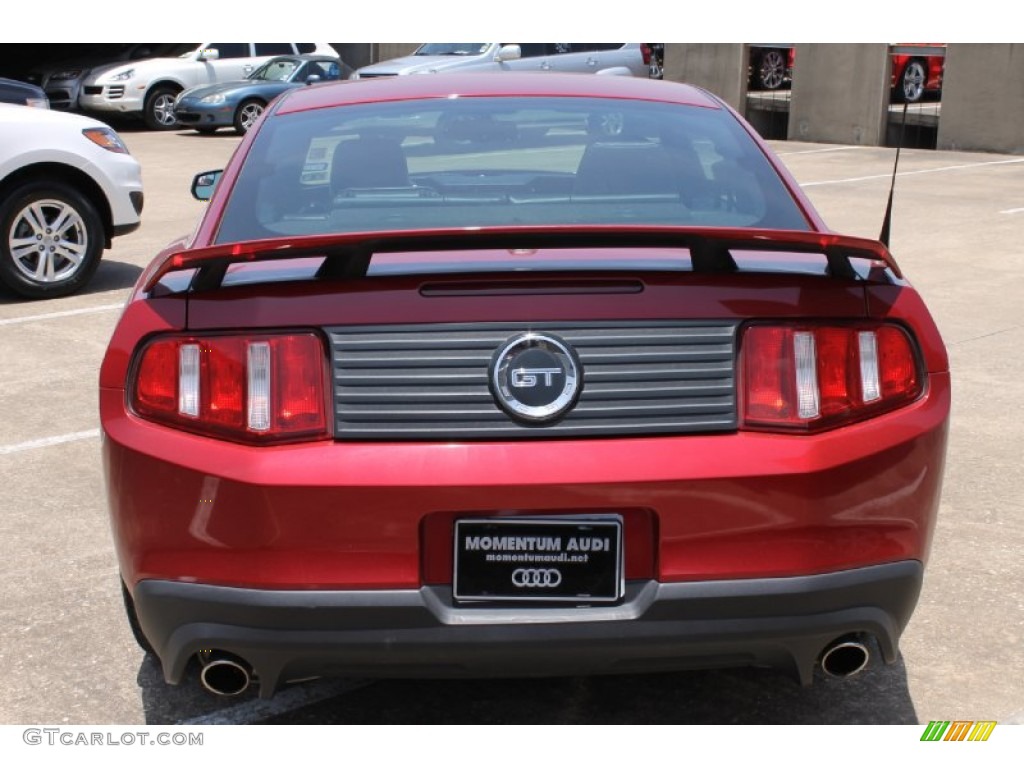 2011 Mustang GT Premium Coupe - Red Candy Metallic / Charcoal Black/Cashmere photo #6