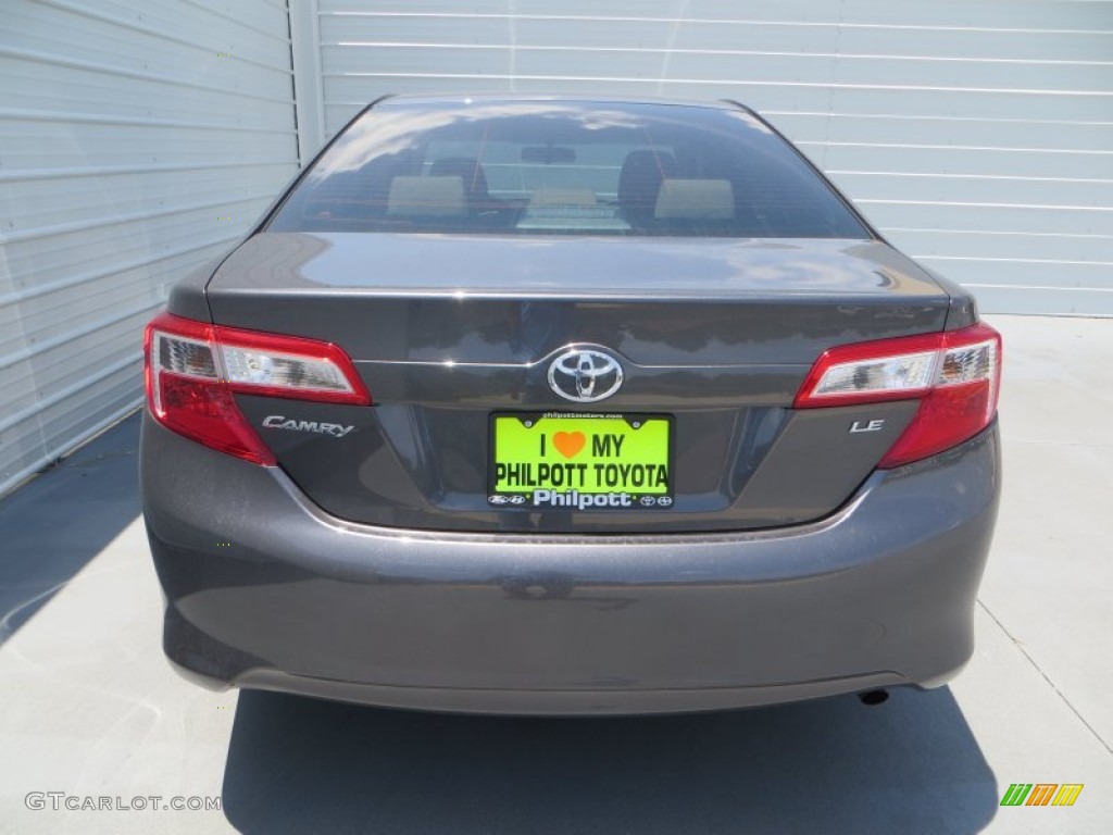 2013 Camry LE - Magnetic Gray Metallic / Ivory photo #4