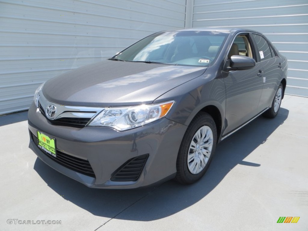 2013 Camry LE - Magnetic Gray Metallic / Ivory photo #6