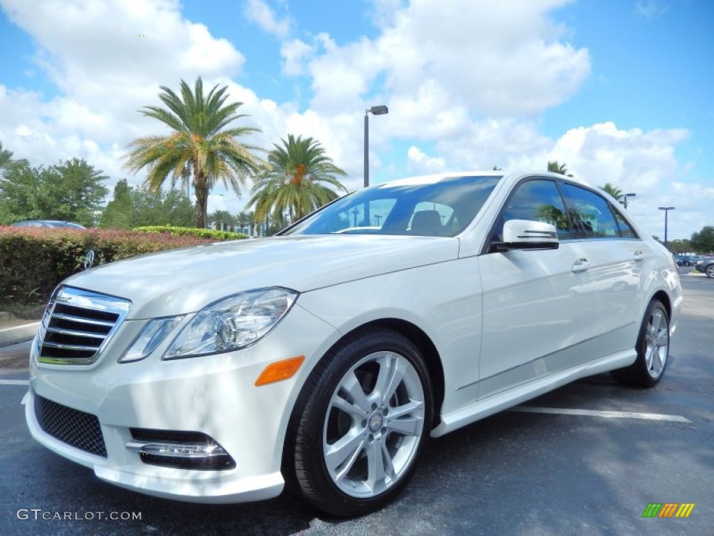Polar White 2013 Mercedes-Benz E 350 Sedan Exterior Photo #82874521