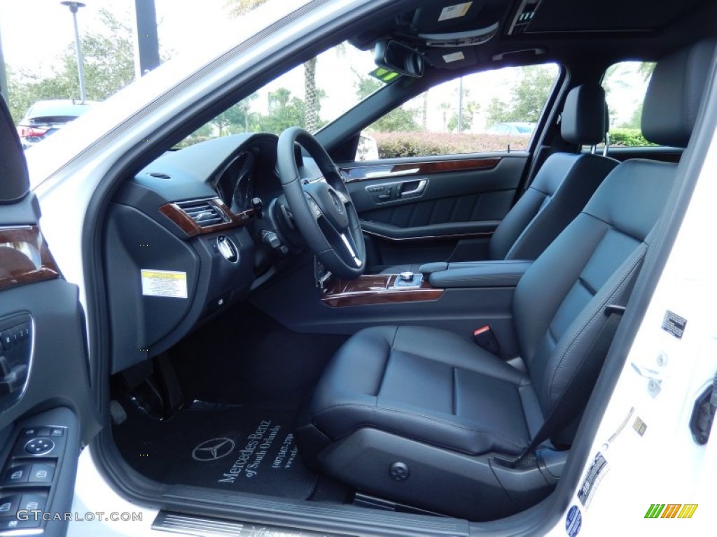 Black Interior 2013 Mercedes-Benz E 350 Sedan Photo #82874732