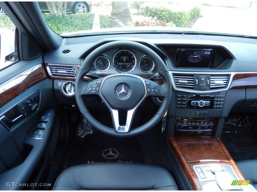 2013 Mercedes-Benz E 350 Sedan Black Dashboard Photo #82874936