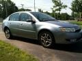 2003 Silver Blue Saturn ION 3 Sedan  photo #4