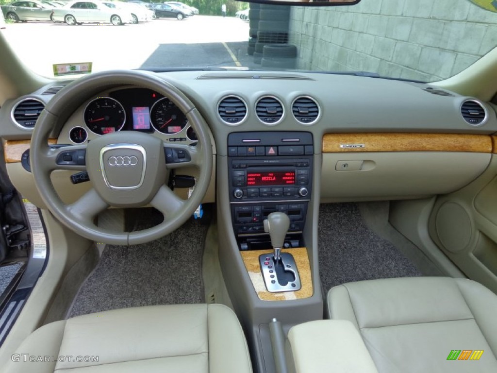 2008 A4 2.0T quattro Cabriolet - Alpaka Beige Metallic / Beige photo #26