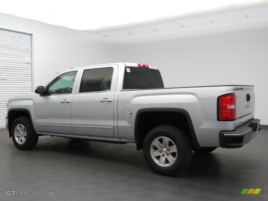 2014 Sierra 1500 SLE Crew Cab - Quicksilver Metallic / Jet Black photo #3