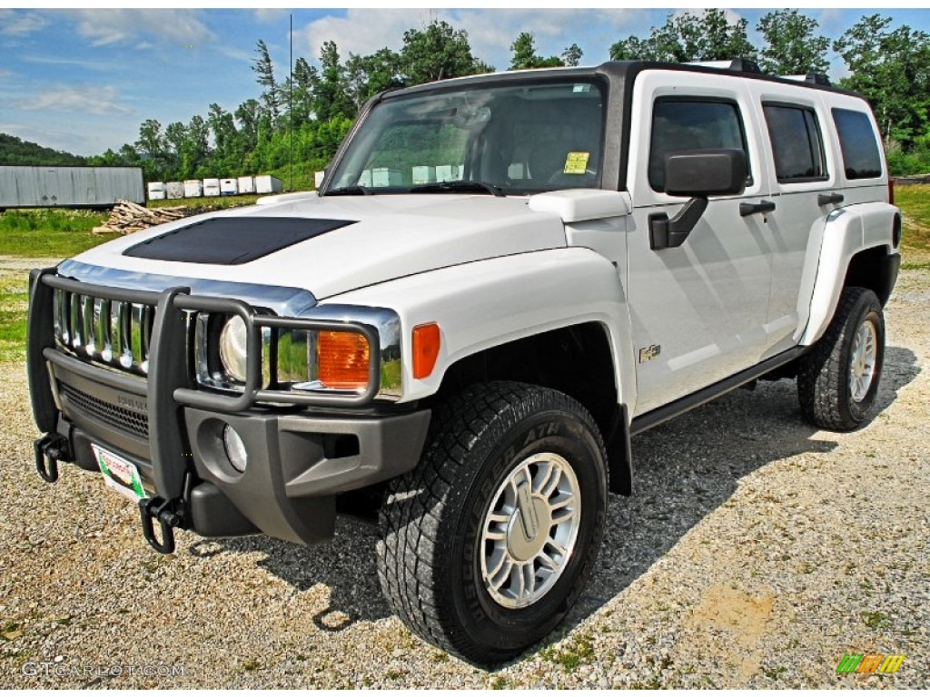 Birch White 2007 Hummer H3 X Exterior Photo #82876032