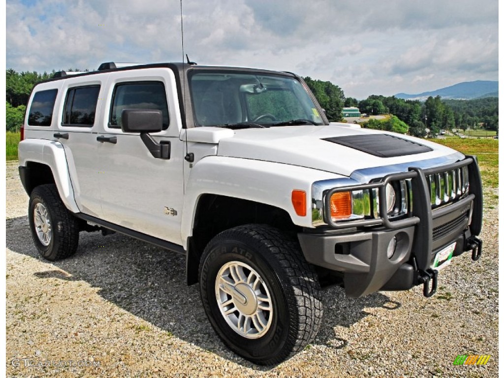 Birch White 2007 Hummer H3 X Exterior Photo #82876058