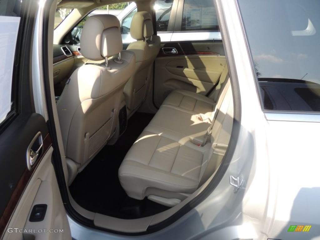 2013 Grand Cherokee Limited - Bright Silver Metallic / Black/Light Frost Beige photo #6